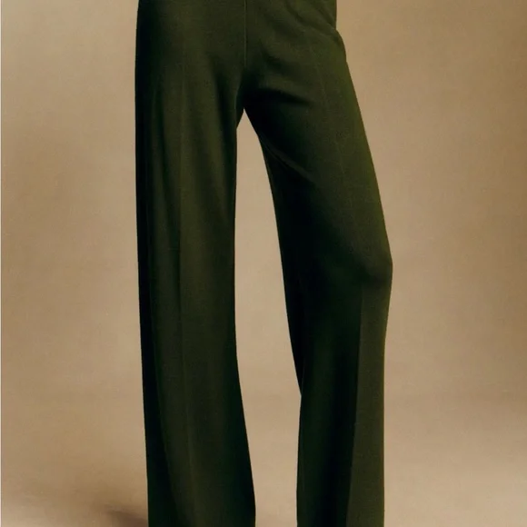 Sézane Matthew Trouser, Small, Perfect Green - Picture 1 of 5